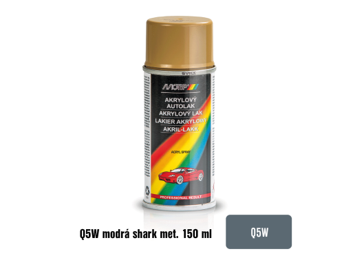 ŠKODA Q5W modrá shark metalíza – 150 ml