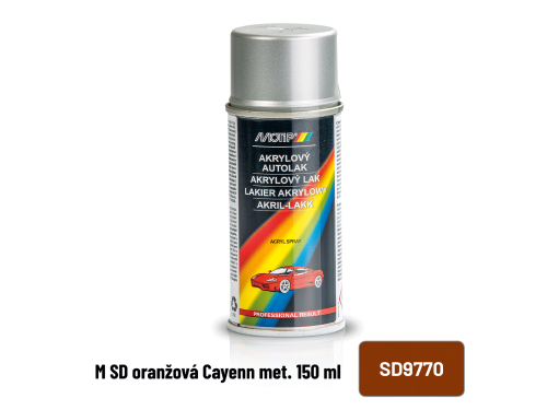 ŠKODA 9770 oranžová Cayenne metalíza – 150 ml